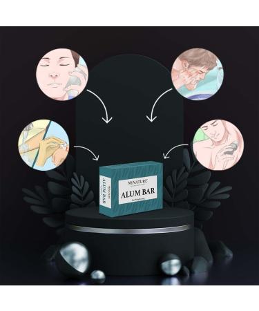 Pack of 4 Alum Bar(Phitkari) by minature | Alum Stone(Fitkari)| Alum Shaving Bar | Alum Blocks After Shave|100g*4 | 100% Only Alum | Chemical & Preservative Free| Pure & Natural - Buy Online on GoSupps.com