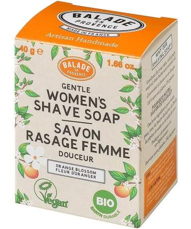 Balade en Provence Organic Shave Soap Bar | for Women | Orange Blossom Scent | 40g - Buy Online on GoSupps.com