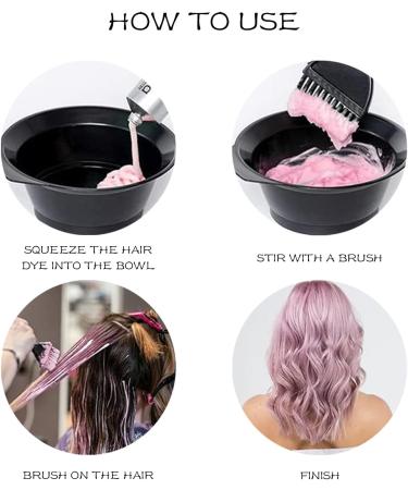 29 Pcs Hair Colouring Kit for DIY Beauty Salon - Hair Dye Tools for Men & Women - Includes Bowl, Brush, Gloves, Clips, Ear Cover - Buy Online on GoSupps.com