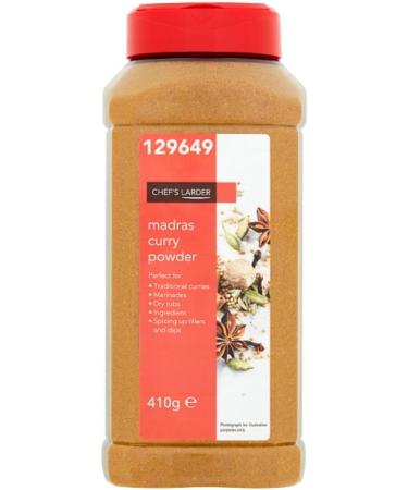 Chef's Larder Madras Curry Powder 410g - Authentic Indian Spice Blend for Delicious Dishes - Buy Online on GoSupps.com