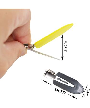 Xfantong 8 Pieces No Bend Hair Clips Makeup No Crease Hair Clips Pin Curl Clips for Hairstyle Bangs Waves Styling or Makeup Application (Black) - Buy Online on GoSupps.com