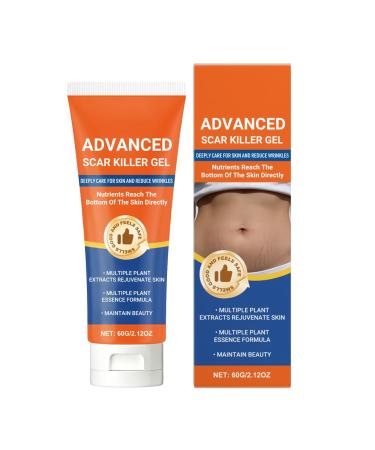 Gel Cicatrices Visage - Traitement Apaisant pour Marques de Brulures | Gel de Soin Renove pour Cicatrices Soin Quotidien pour les Femmes et Personnes Actives a la Maison ou en Voyage pour