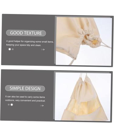 Beavorty hair dryer storage bag curly hair blow dryer travel jewelry pouch organizer bags for travel blow 32x28x0.6cm Beige - Buy Online on GoSupps.com