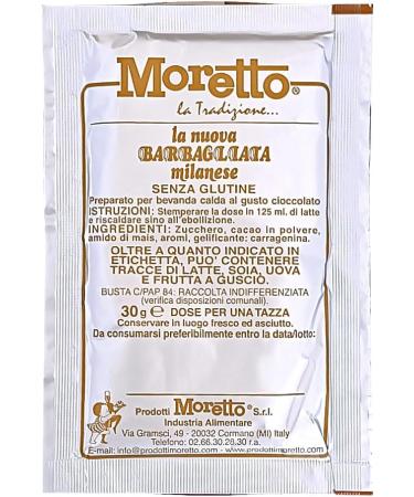  MORETTO Barbagliata Moretto - Hot chocolate in cup - box 50 sachets - Buy Online on GoSupps.com