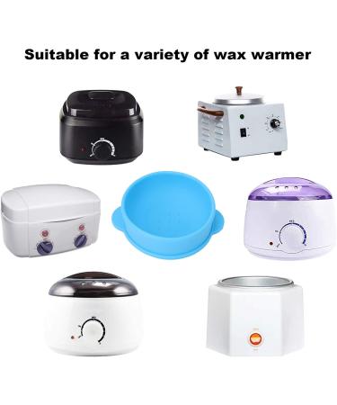 Silicone Wax Heating Insert & Bowl | Reusable Wax Warming Accessories (Blue) - Ideal for Wax Warmers | International Shipping - Buy Online on GoSupps.com