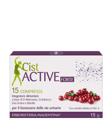 Erboristeria Magentina Cistactive Forte Tablets 15 Tablets