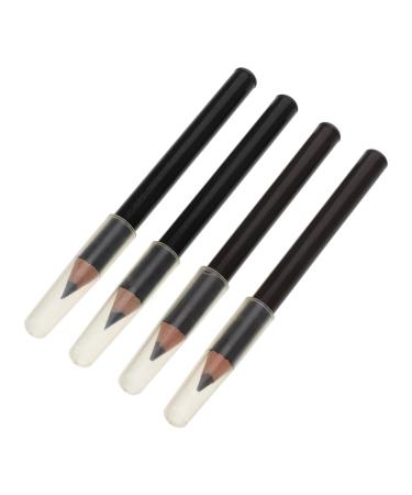 SOESFOUFU 4pcs Wooden Eyebrow Pencil Eyeliner Pencil Brow Shaping Kit Brow Filler Pen Eye Brow Pencil Shaper
