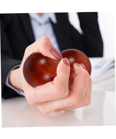 TOVINANNA 6 STK Wood Massage Balls Chinese Lacrosse Fitness Balls for Muscle Stretching Bamboo Handballs 5x5cm Ideal for Relaxation & Wellness - Buy Online on GoSupps.com