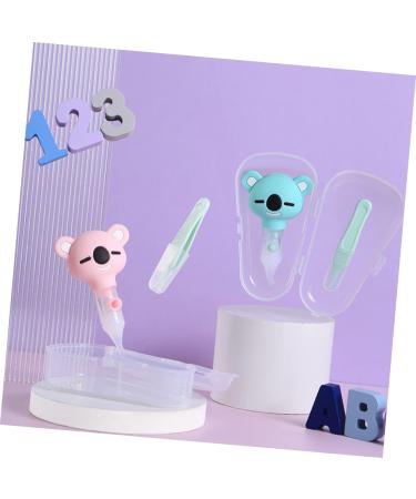 Kisangel Infant Nose Sucker - 2pcs Silicone Aspirators for Newborns | Baby Safety Manual Nose Cleaner for Nasal Care - Buy Online on GoSupps.com