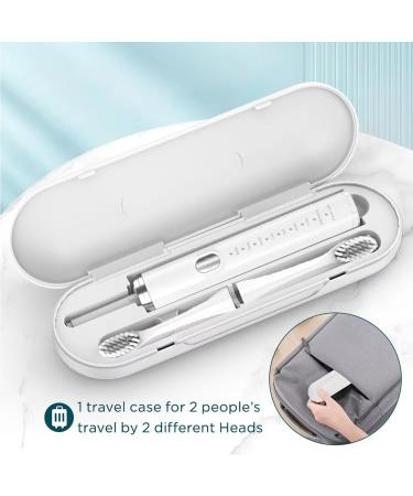 Buy Rechargeable Electric Toothbrush for Adults - 4 Replacement Heads 8 Modes Timer & IPX7 Waterproof in Antique Black - International Shipping Available - Buy Online on GoSupps.com
