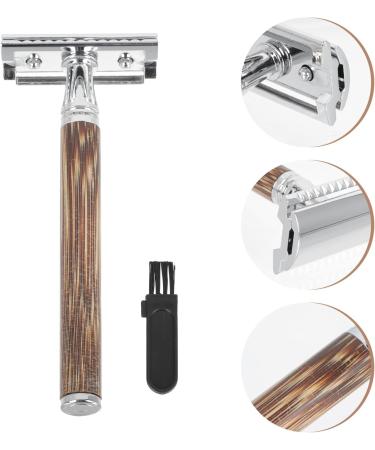 Lurrose Safety Razor Set - Double-Sided Beard Cutter & Mustache Trimmer | International Shipping - Buy Online on GoSupps.com
