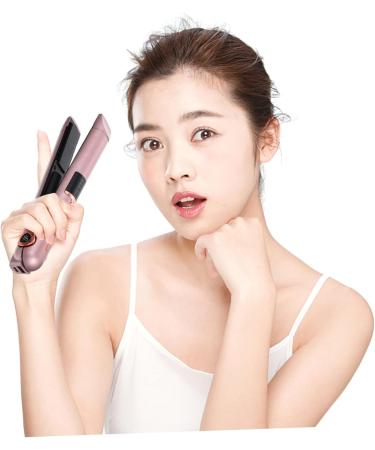 OHPHCALL 5pcs Curling Iron Portable Hair Straightener Cordless Tools Travel Hair Straightener Mini Golden Abs 21X4X3.5CMx5pcs Rose Goldx5pcs - Buy Online on GoSupps.com