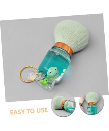 minkissy Nail Dust Brush Powder Brush for Loose Powder Small Makeup Brush Small Brush for Makeup Powder Makeup Brush Highlighter Brush Blush Brush Cosmetic Fiber Wool Miss Makeup Powder 9.00X3.50X3.50CM Green - Buy Online on GoSupps.com