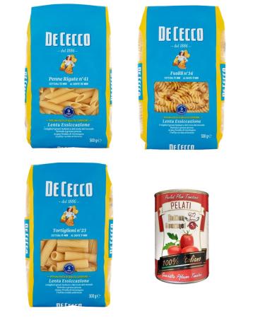 Italian Gourmet ER TESTPAKETS The Cecco Pasta 1x Penne Rigate n 41 1x Fusilli n 34 1x tortiglioni n 23 3 x 500 g