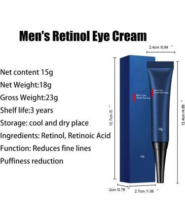  HADAVAKA Men's Eye Cream Awaken Peptide Depuffing Eye Gel Men's Eye Cream Firming Moisturizing Men's Moisturizing Eye Cream Remove Eye Bags Fine Lines Dark Circles (3) - Buy Online on GoSupps.com