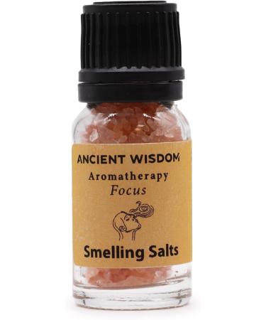 Focus Aromatherapy Smelling Salt - Enhance Concentration & Mental Clarity with Natural Oils - Peppermint Rosemary Lemongrass - Himalayan Salt Infused - Buy Online on GoSupps.com