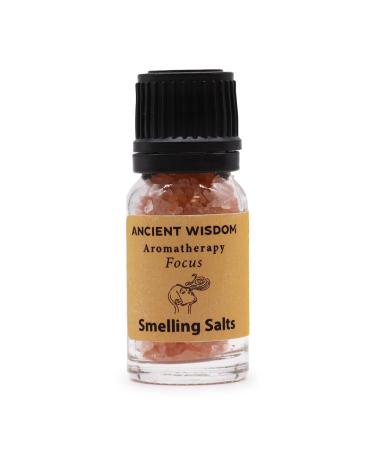 Focus Aromatherapy Smelling Salt - Enhance Concentration & Mental Clarity with Natural Oils - Peppermint Rosemary Lemongrass - Himalayan Salt Infused
