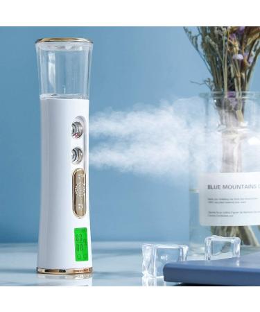 Portable Nano Facial Mister with USB Double-hole Design & Moisture Tester - For Hydration & Refreshing Skin - Ideal for Eyelash Extensions - Buy Online on GoSupps.com