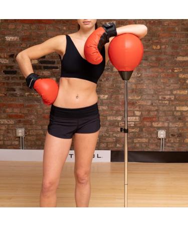 Protocol Punching Bag with Stand & Boxing Gloves | Adjustable Height | for Adults & Kids - Buy Online on GoSupps.com