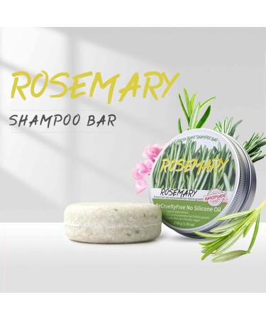 Rosemary Soap for Hair GrowthSolid Cleansing Bar Shampoo Soap Moisturizing unscented solid rosemary shampoo bar for dry damaged - Buy Online on GoSupps.com