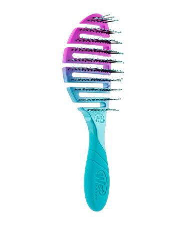Wet Brush Pro Flex Dry Teal Ombre Teal 3.2x1.6x0.8 Inch - Pack of 1 | Fast Drying Brush - Buy Online on GoSupps.com