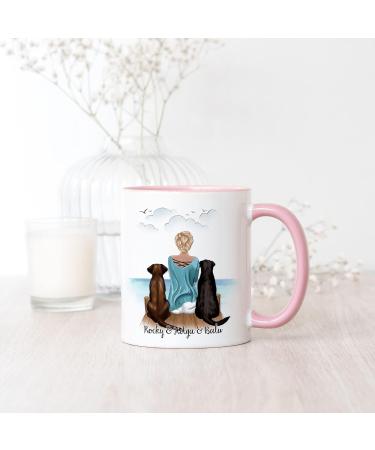 Personalized Pink Dog Mom Mug | Unique Gift for Dog Lovers & Owners | Kiddle-Design - Buy Online on GoSupps.com
