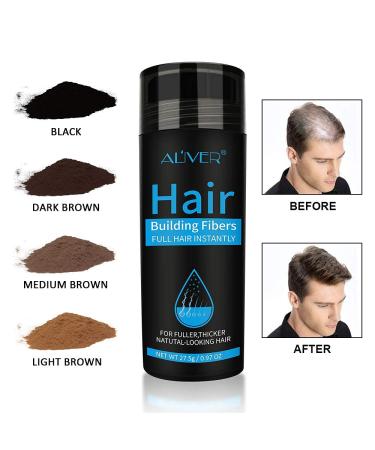 Beauty Nature Hair Building Fibres - Professional Hair Loss Concealer for Women and Men - Light Brown - Buy Online on GoSupps.com