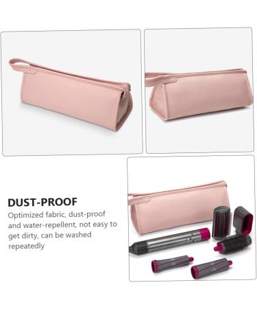 Beavorty 3pcs Splash-proof Hair Dryer Case Hair Curler Large Capacity Storage Pouch 35X13X13CM Pink - Buy Online on GoSupps.com