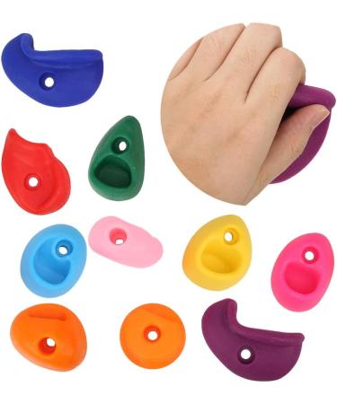 Ritoeasy 10-Piece Multi-Colored Climbing Handles for Indoor & Outdoor DIY Rock Walls - Perfect for Home Playgrounds - Buy Online on GoSupps.com