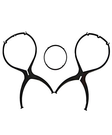 Sasairy 5 Pieces Movable Wig Stand Holder - Black Wig Holder for Easy Storage & Display | International Shipping Available - Buy Online on GoSupps.com