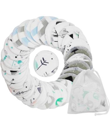 FRCOLOR 36 Pcs Reusable Makeup Pads - Soft Cotton Face Wipes for Makeup Removal & Cleaning | Eco-Friendly Facial Pads - Buy Online on GoSupps.com