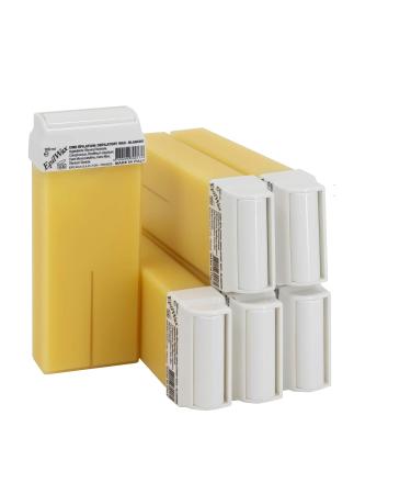 Epilwax Wax Warmer & Waxing Set - 6 Roll-On Pads Fleece Strips & Oil for Hair Removal - International Shipping Available - Buy Online on GoSupps.com