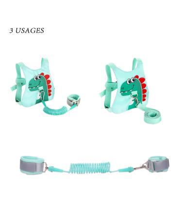 Toddler Leash for Child- Kids Safety Walking Harness and Baby Anti Lost Wrist Link for Girls/Boys Travel (Dinosaur) - Buy Online on GoSupps.com
