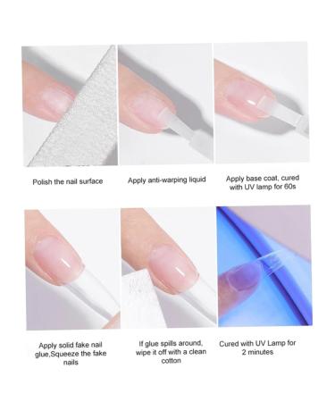 strong nail glue Solid Nail Glue Gel Art Rhinestone Strong Glue for False Nail Tip Mold Diy Nail Art Design solid nail glue 1 Pc - Buy Online on GoSupps.com