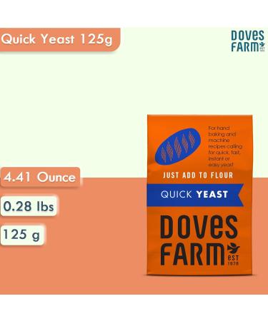Doves Farm Quick Yeast 8 Packets - Fast-Acting Bread Yeast for Baking - 8 Count (Pack of 1) - Buy Online on GoSupps.com