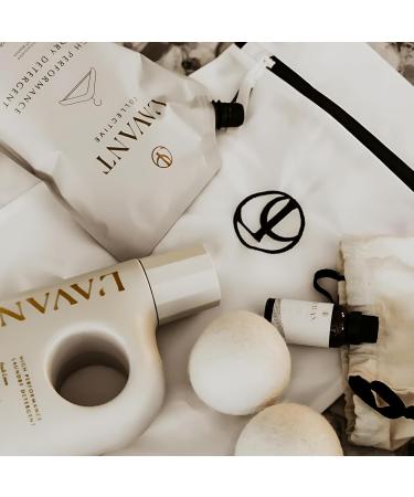 Lavant Collective High Performing Laundry Detergent Refill Pouch - Ultra Concentrated Deep Cleaning Soap with Geranium Ylang Ylang & Bamboo - Fresh Linen Scent - 32 Oz for Luxury Washing - Buy Online on GoSupps.com