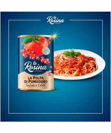 La Rosina Polpa Di Pomodoro Chopped Tomatoes 400g - Buy Online on GoSupps.com