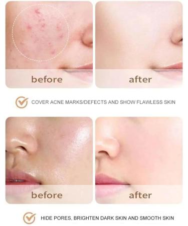  Mimoqk Full Coverage Concealer Face Blendable Brightener Stick Cosmetic Under Eye Corrector Dry and Oily Skin Long-Lasting Coverage for Untouched Finish Hydrating Smooth Pink - Buy Online on GoSupps.com