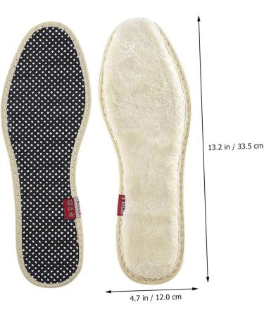 Beaupretty Fluffy Insole Slippers for Women & Men | Cozy Foam Insert Plush Slippers | Warm Imitation Wool House Shoes for Children | Beige 26.5X9X1.8cm - Buy Online on GoSupps.com