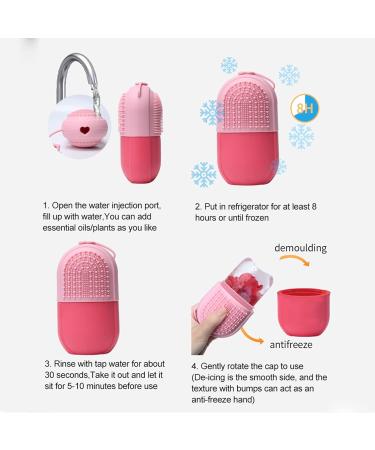 Face Ice Roller - Roseflower Ice Roller for Eyes | Reduces Pores & Repairs Skin | Best for Sunburn Relief - Buy Online on GoSupps.com