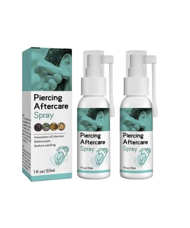 UANGLI Anti Cochlear Blockage Removal Spray 30 ml Ears Earwax Removal Spray Natural Ear Spray for Cochlear Blockage (2pcs)