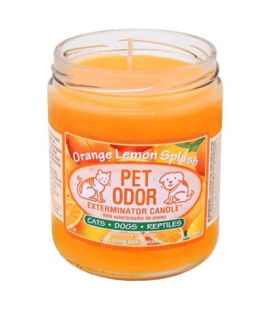 Pet Odor Exterminator Candle, Orange Lemon Splash,13 oz