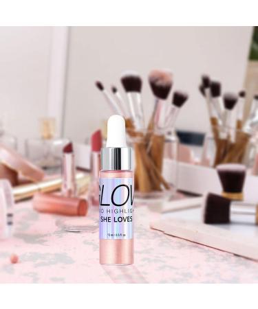 Liquid Highlighter Makeup Cheekbone Body Pink - Buy Online on GoSupps.com