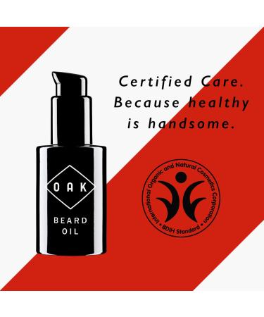 Oak Beard Oil | Organic Bart l & Conditioner (30 ml) | Natural Vegan Beard Care for Men | Softens 3-Day to Full Beards | Certified Natural Cosmetics from Berlin - Buy Online on GoSupps.com