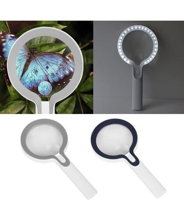 Magnifying Glass Wide Horizontal Lens(5X 10XMagnification)- W/Large Viewing Area Ideal for Reading Small Prints Small Gift - Buy Online on GoSupps.com