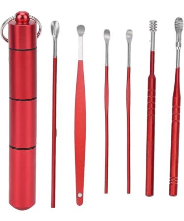 Ergonomic Ear Spoon Set - 6PCS Easy-to-Use Ear Wax Remover for Itch Relief and Anti-Deformity - Polished for Home and Salon Use - Buy Online on GoSupps.com