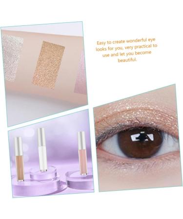 Mikinona 3pcs Polarized Monochrome Eyeshadow Sparkle Eyeshadow Liquid Glitter Eyeshadow Makeup Stuff Plastic - Buy Online on GoSupps.com