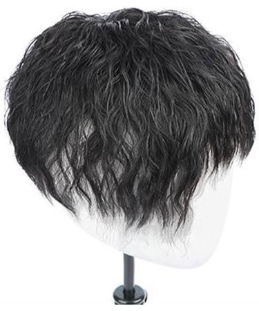 Topper Hairpieces With Front Bangs Curly Human Hair Clip In Extensions Hair Toppers For Thinning Hair Wig Clips For Daily Use (Color : Marrone Size : 7 * 10) 7*10 Marrone - Buy Online on GoSupps.com