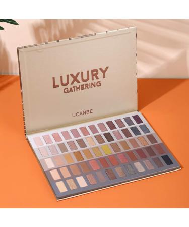 Ucanbe 60 Colors Eyeshadow Palette - Professional Shimmer & Matte Makeup Long-Lasting Pigment for Smoky & Naked Eyes - Buy Online on GoSupps.com