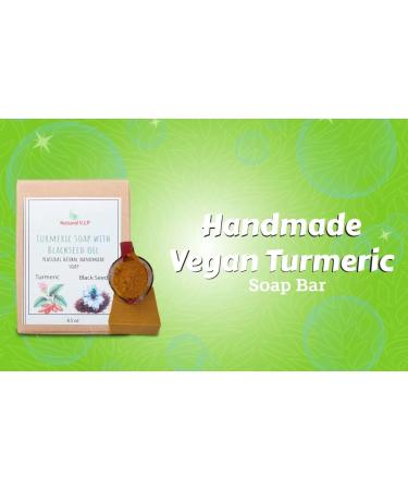 Handmade Vegan Turmeric Soap Bar | Dark Spot Treatment & Skin Brightening Shop Internationally - Buy Online on GoSupps.com